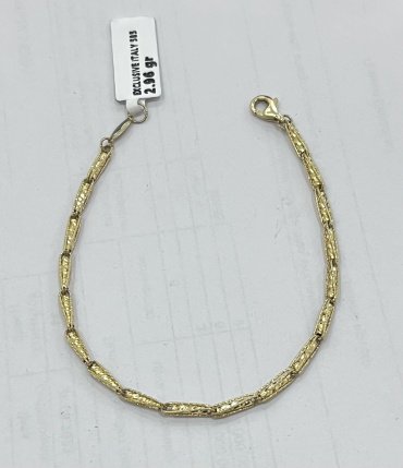 Браслет Exclusive Gold 646887 длина 18 см, вес 2.96 г золото, плетение фантазийное купить,NaN