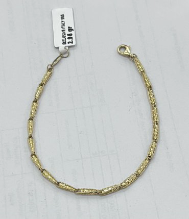 Браслет Exclusive Gold 646887 длина 18 см, вес 2.96 г золото, плетение фантазийное купить,NaN