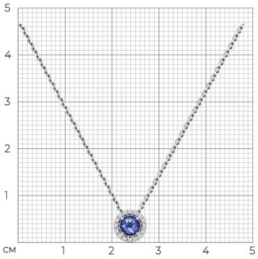 Колье Sokolov 6074002 45см 2.7гр купить,NaN