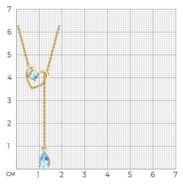 Колье Sokolov 770238_45 45см 3.3гр купить,NaN