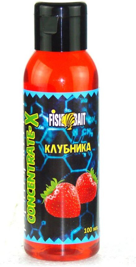 Ароматизатор Fish Bait  Concentrate-X  Клубника 100мл купить,NaN