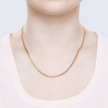 Цепь SOKOLOV 581070502 длина 60 см, вес 10.78 г золото, плетение бисмарк купить,NaN