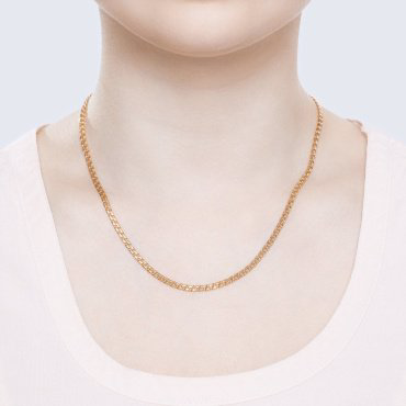 Цепь SOKOLOV 581070502 длина 60 см, вес 10.78 г золото, плетение бисмарк купить,NaN