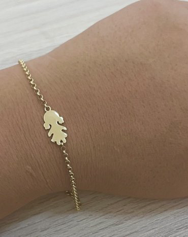 Браслет Exclusive Gold 656777656 длина 17 см, вес 3.47 г золото, плетение шопард купить,NaN