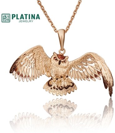 Подвеска PLATINA 03-2891-00-000-1110-59 вес 3.77 г золото, эмаль купить,NaN