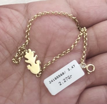 Браслет Exclusive Gold 656777656 длина 17 см, вес 3.47 г золото, плетение шопард купить,NaN