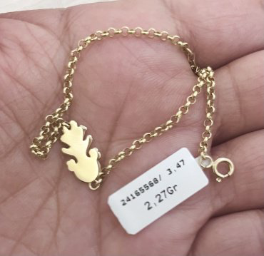 Браслет Exclusive Gold 656777656 длина 17 см, вес 3.47 г золото, плетение шопард купить,NaN
