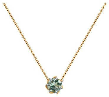 Колье Diamant 51-370-01774-2_38 длина 38 см вес 1.51 г золото, празиолит купить,NaN