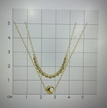 Колье Diamant 53-170-01177-1 длина 45 см вес 2.57 г золото, без вставок 113192940 купить,227129