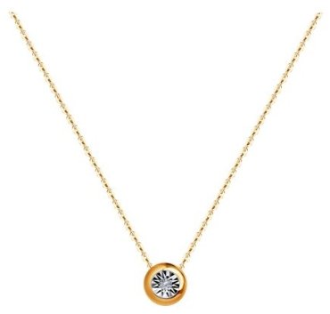Колье Diamant 51-270-01074-1 длина 42 см вес 1.36 г золото, бриллиант купить,NaN