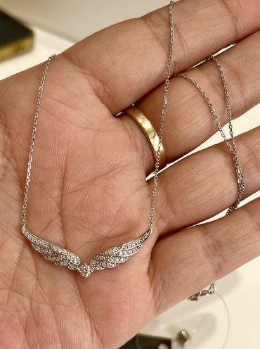 Колье Diamant 876654 длина 45 см вес 3.5 г золото, бриллиант купить,NaN
