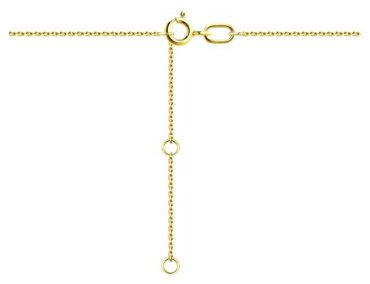 Колье Diamant 53-370-01774-2 длина 40 см вес 1.53 г золото, празиолит купить,NaN