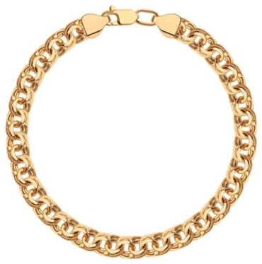 Браслет GOLD TRADE 670007023-1 длина 19 см, вес 3.4 г золото, плетение бисмарк купить,NaN