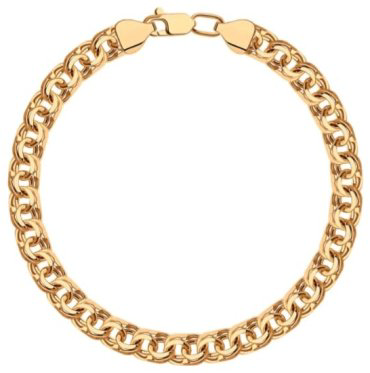 Браслет GOLD TRADE 670007023-1 длина 19 см, вес 3.4 г золото, плетение бисмарк купить,NaN