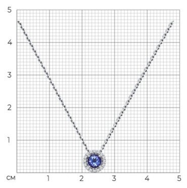 Колье Sokolov 6074002_40 40см 2.61гр купить,NaN