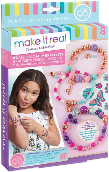 Набор для создания браслетов Make it real Цветы с татуировками  1202   купить,NaN