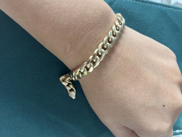 Браслет Exclusive Gold 8668888 длина 19 см, вес 12.82 г золото, плетение панцирное купить,NaN