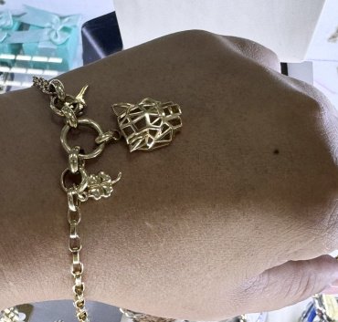 Браслет Exclusive Gold 856788 длина 20 см, вес 7.64 г золото, плетение якорное купить,NaN