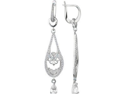 Серьги Aquamarine 44521А  купить,NaN