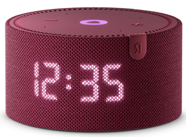 Умная колонка Яндекс Мини Новая с Часами YNDX-00020RED Красный гранат