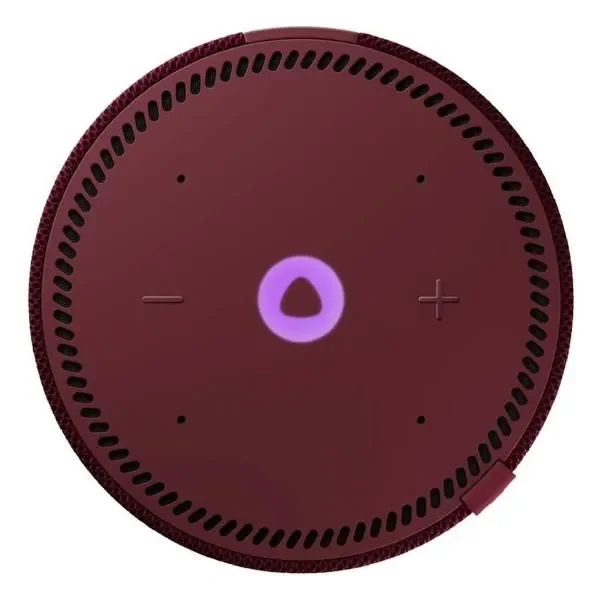 Умная колонка Яндекс Мини Новая с Часами YNDX-00020RED Красный гранат купить,0