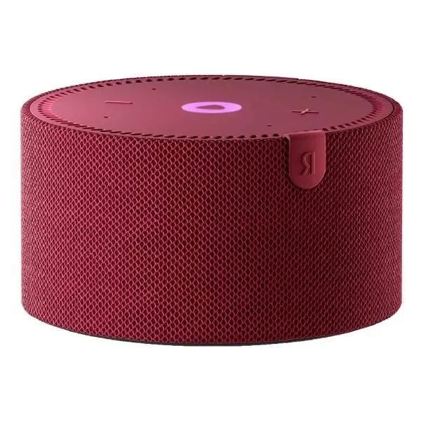 Умная колонка Яндекс Мини Новая с Часами YNDX-00020RED Красный гранат купить,0