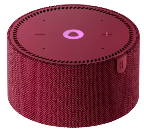 Умная колонка Яндекс Мини Новая YNDX-00021RED Красный гранат - ForteMarket Умная колонка Яндекс Мини Новая YNDX-00021RED Красный гранат купить,0