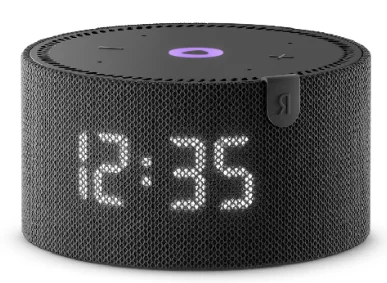 Умная колонка Яндекс Мини Новая с Часами YNDX-00020BLK Черный Оникс