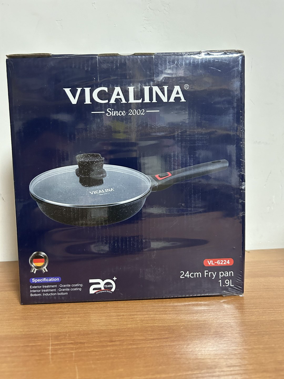 Сковорода Vicalina VL6224 24 см с антипригарным покрытием, алюминий купить,NaN