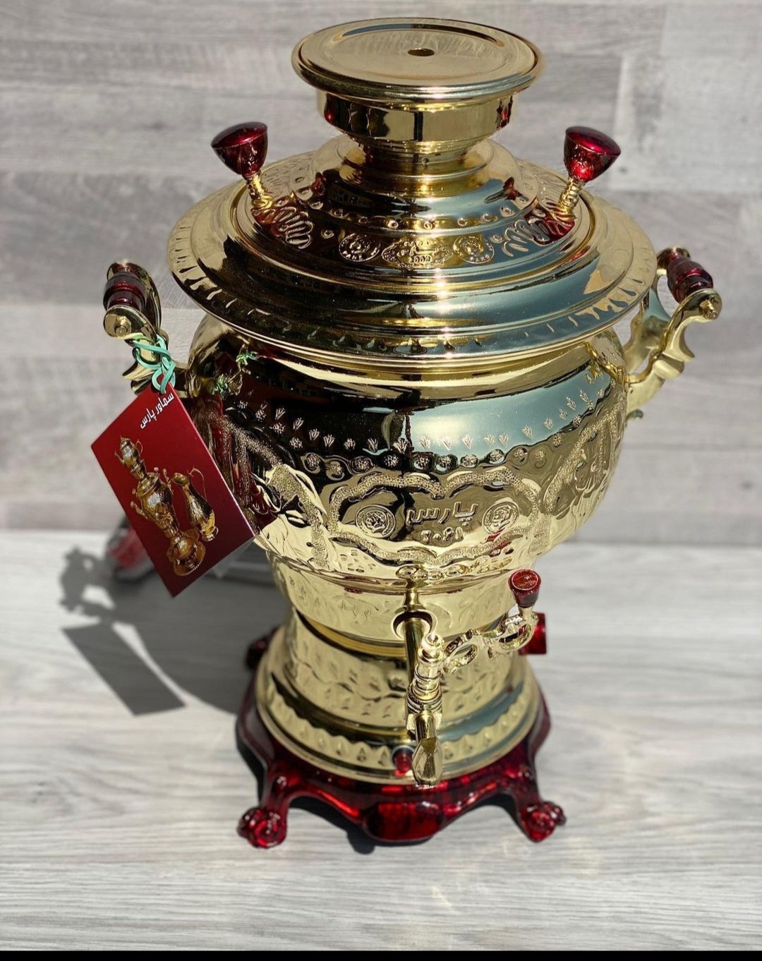 Самовар 125758 8 л, латунь