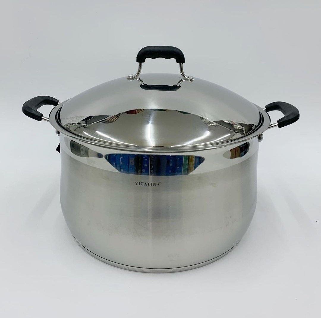 Кастрюля 27 л, Vicalina VL-3823 нержавеющая сталь