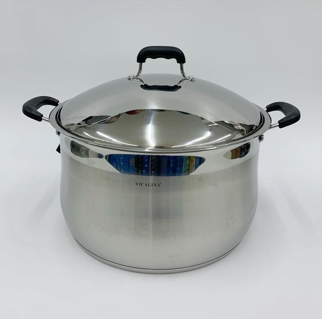 Кастрюля 27 л, Vicalina VL-3823 нержавеющая сталь купить,NaN
