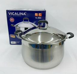 Кастрюля 27 л, Vicalina VL-3823 нержавеющая сталь