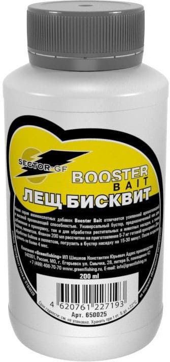 Ароматизатор GreenFishing Booster Bait Лещ Бисквит 200мл купить,NaN