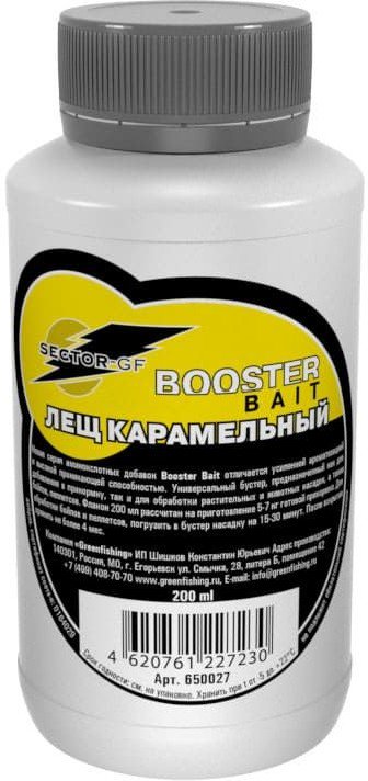 Ароматизатор GreenFishing Booster Bait Лещ Карамельный 200мл купить,NaN
