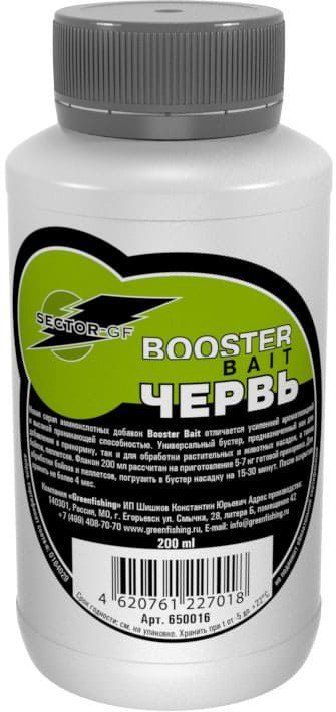 Ароматизатор GreenFishing Booster Bait Червь 200мл купить,NaN