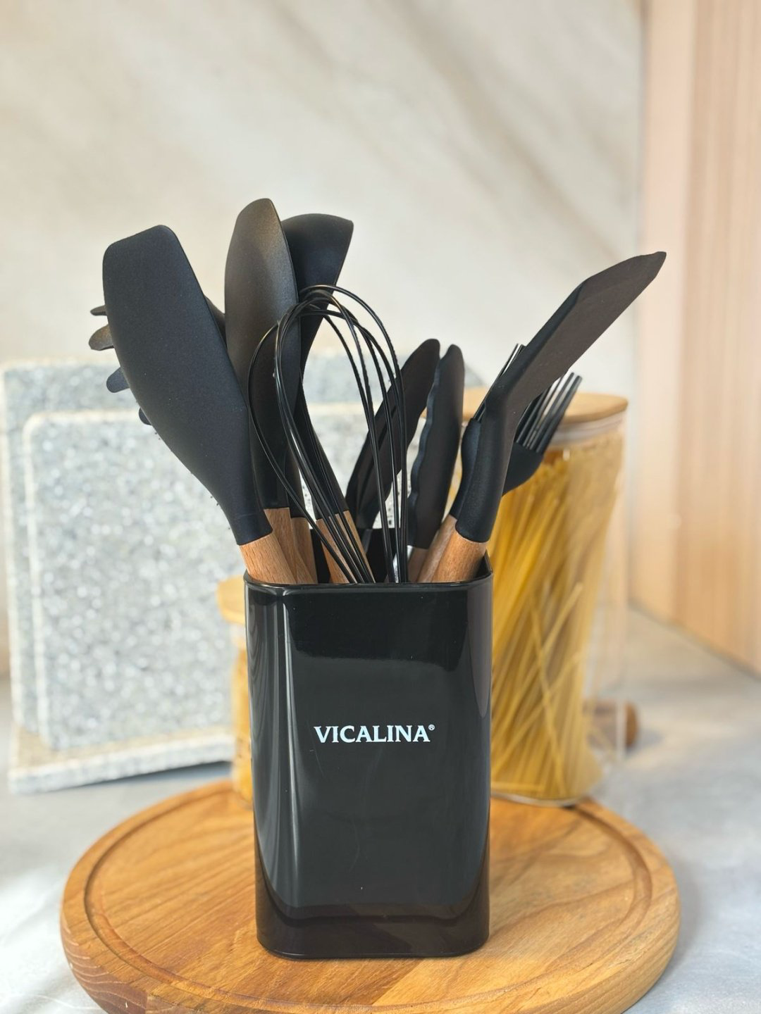 Ложка поварская Vicalina силикон, 10 шт купить,NaN