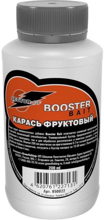 Ароматизатор GreenFishing Booster Bait Карась Фруктовый  200мл купить,NaN