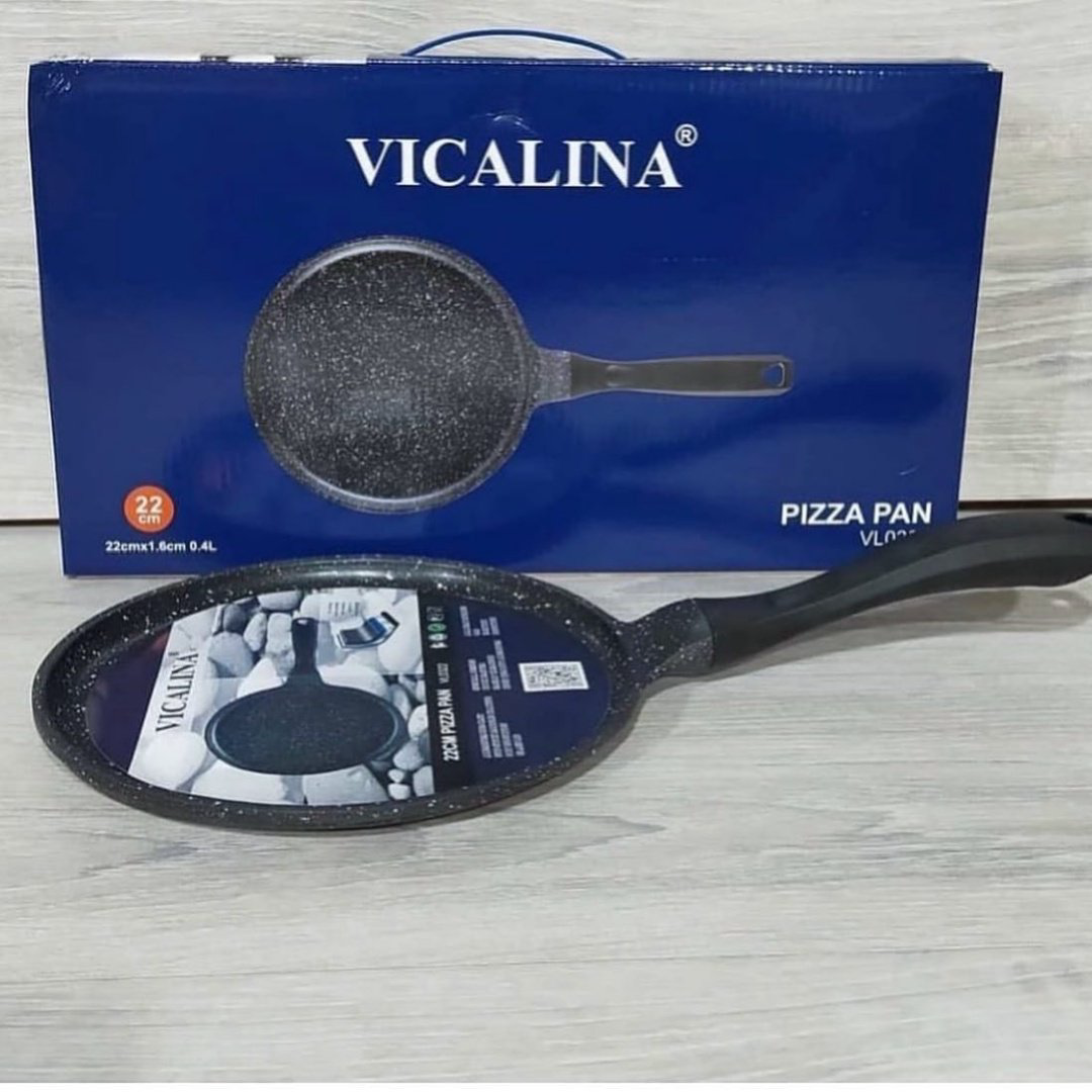 Блинная сковорода Vicalina 22 см с антипригарным покрытием, сталь