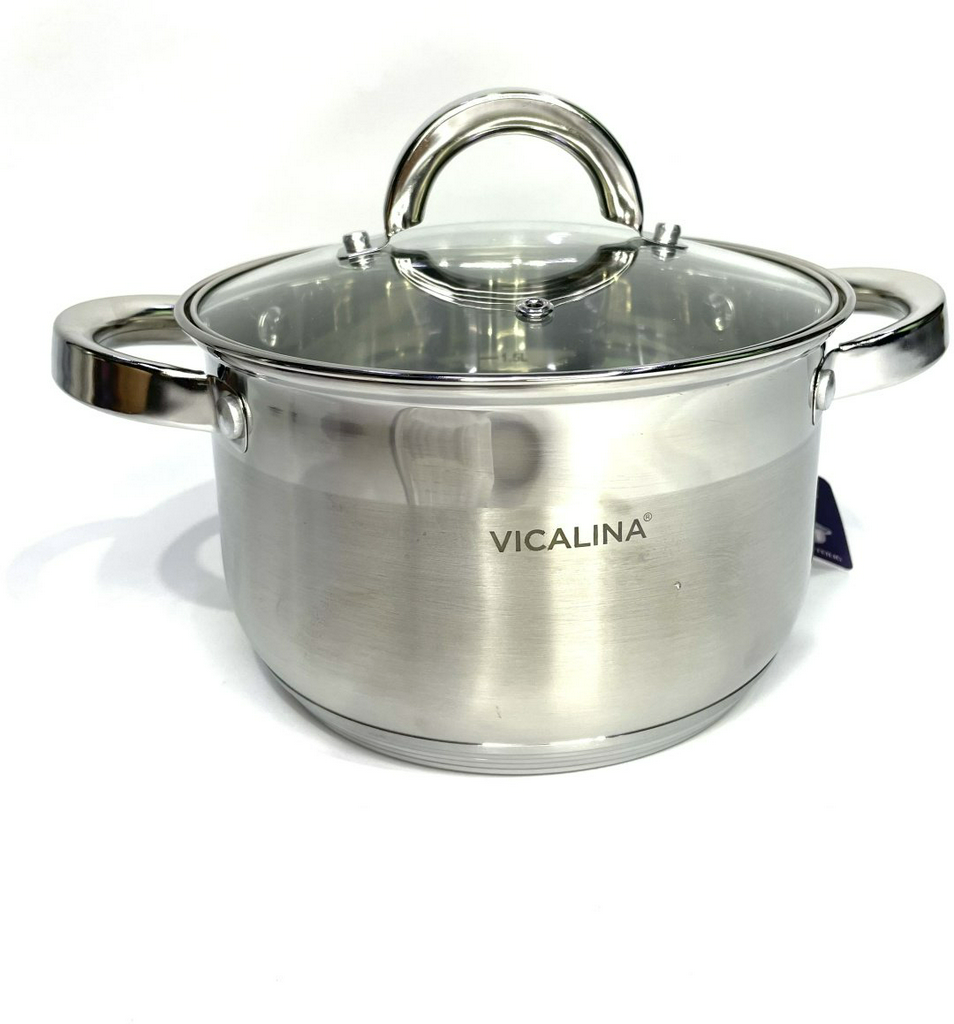 Кастрюля 3 л, Vicalina 84357 сталь