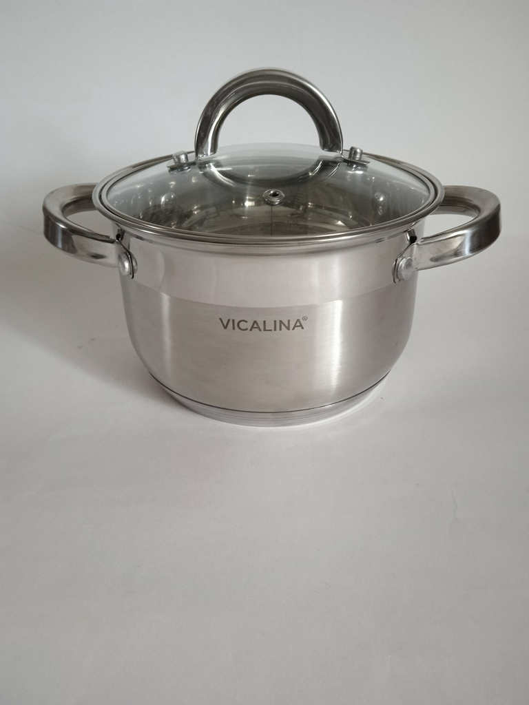 Кастрюля 1.5 л, Vicalina Vl-15 нержавеющая сталь