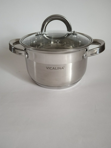 Кастрюля 1.5 л, Vicalina Vl-15 нержавеющая сталь