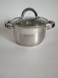 Кастрюля 1.5 л, Vicalina Vl-15 нержавеющая сталь