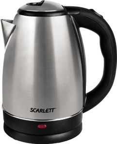 Электрический чайник Scarlett SC-EK21S24 2л серебристый купить,NaN