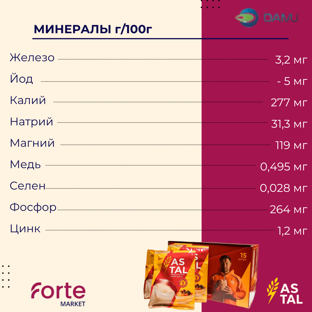 Дополнительное питание As-Tal Большой Бокс 90шт купить,NaN