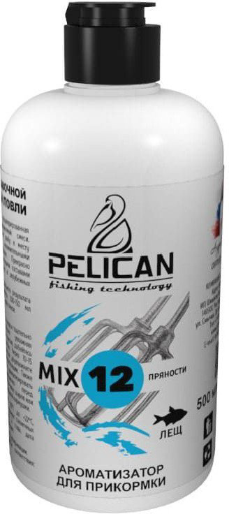 Ароматизатор Pelican Mix 12 Лещ 500мл купить,NaN