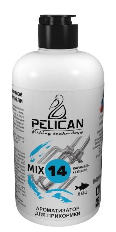 Ароматизатор Pelican Mix 14 Лещ  Карамель + Специи 500мл купить,NaN