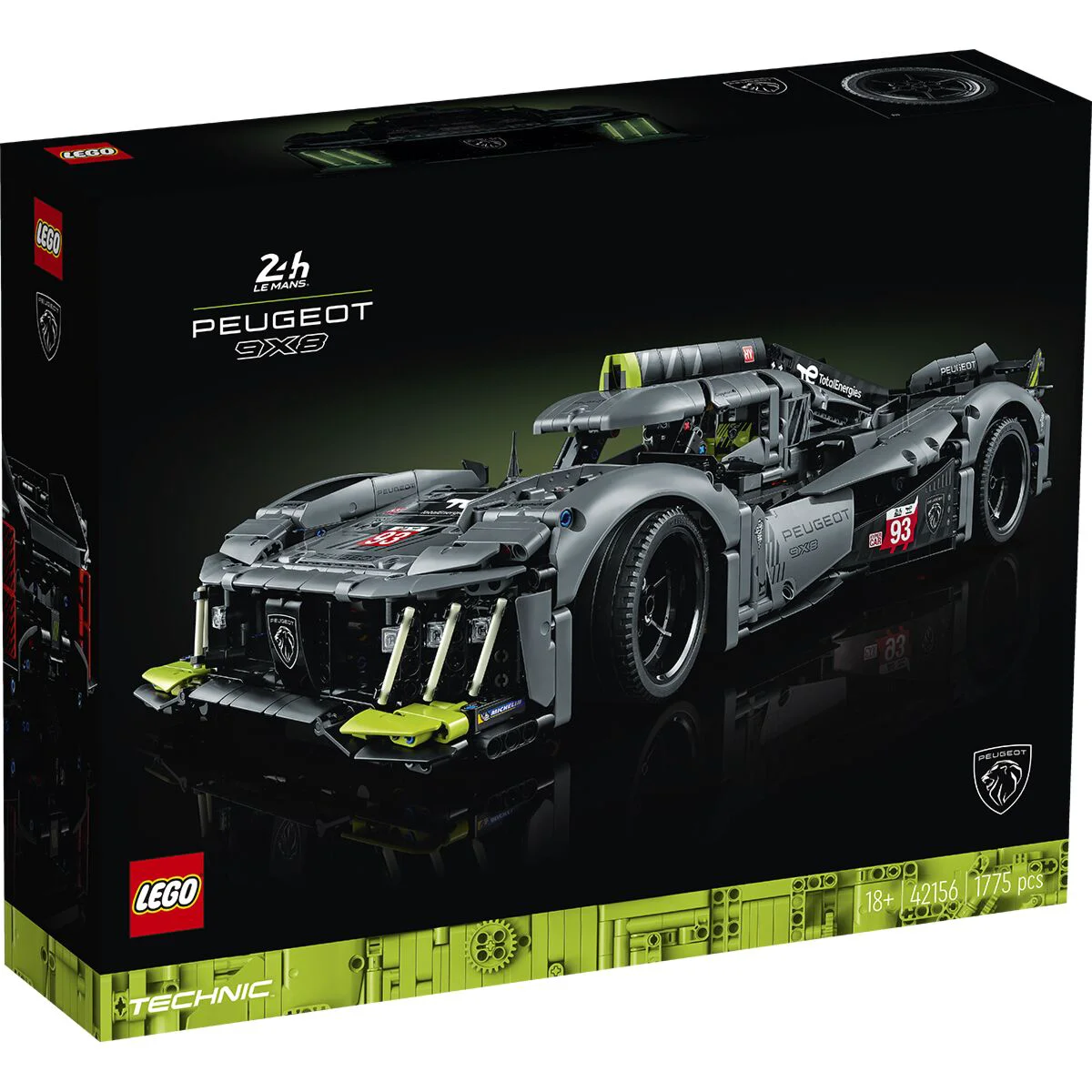 Конструктор LEGO Техник Peugeot 9X8 Hypercar 42156  купить,NaN