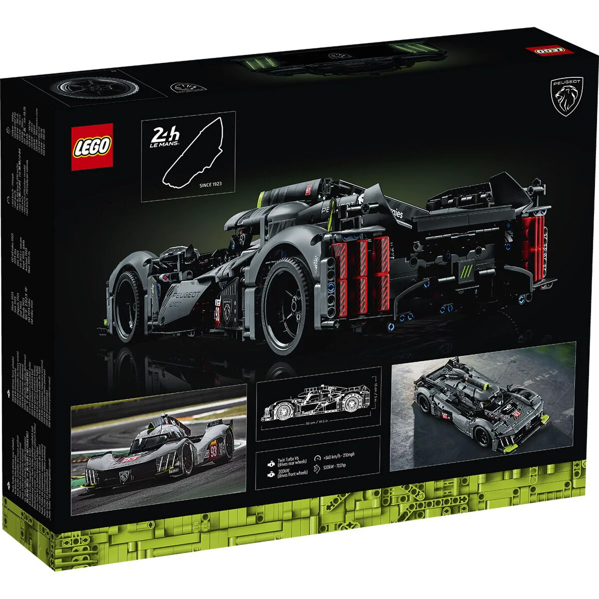Конструктор LEGO Техник Peugeot 9X8 Hypercar 42156  купить,NaN