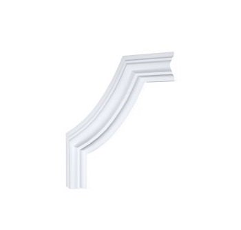 Угловая вставка для молдинга Decor-Dizayn УЗ-DD002 202х202х20 мм купить,NaN